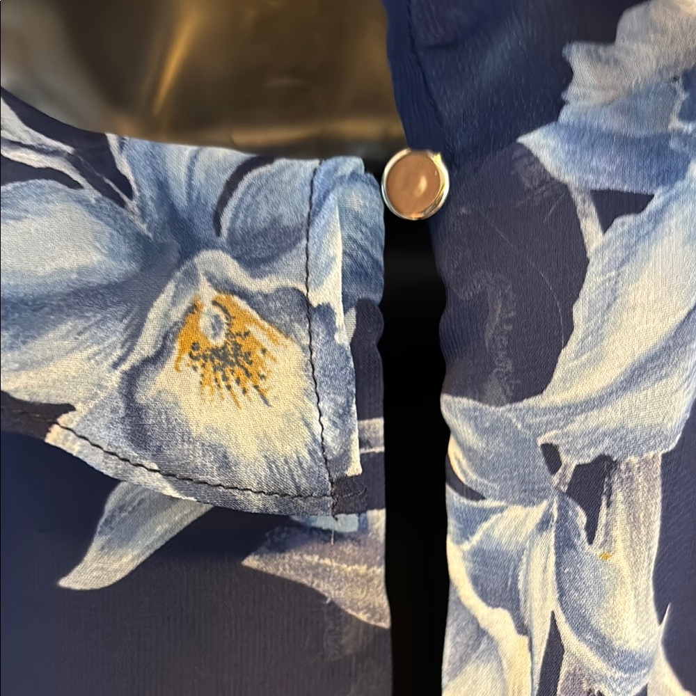 Lane Bryant Blue and White Floral Sundress - Picture 5 of 13